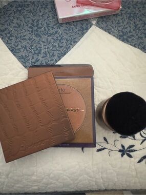 tarte Park Avenue Princess face/body bronzer in tan/deepDuo with Kabuki Brush
